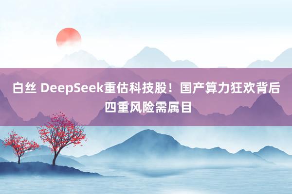 白丝 DeepSeek重估科技股！国产算力狂欢背后 四重风险需属目
